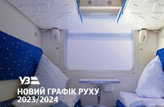 Новое расписание поездов: «Укрзализныця» анонсировала изменения с начала 2024 года