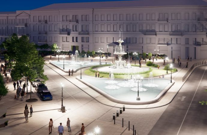 проект реконструкции Екатериниской площади