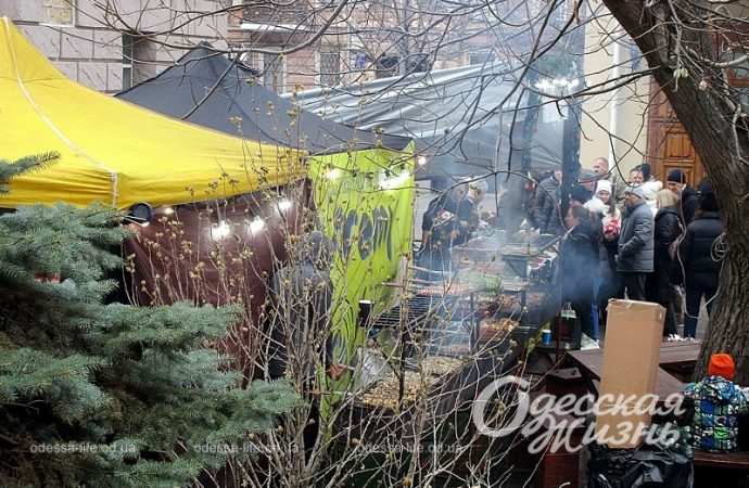 На рождественской ярмарке в Одессе