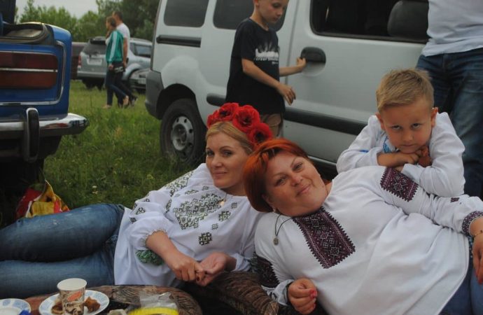 Мария Дашковская с семьей