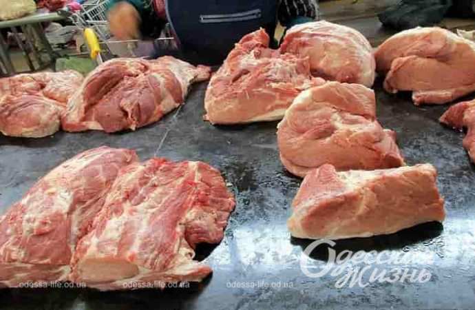 Цены на рынке в Одессе, мясо