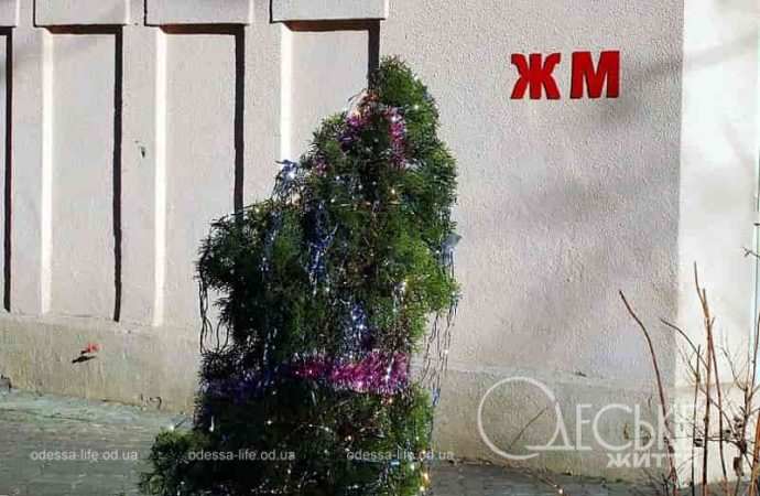 Одесса предновогодняя, елочка