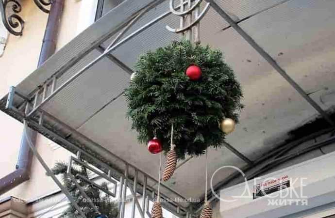 Одесса предновогодняя, декор