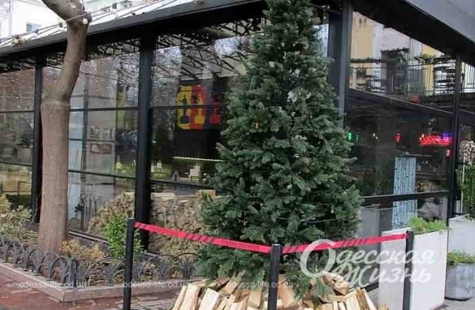 Одесские витрины, елка