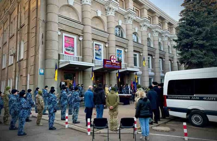 В Одессе простились с павшим бойцом