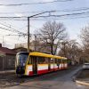 Одесский трамвай-длинномер «дебютировал» на маршруте №10 (фото)