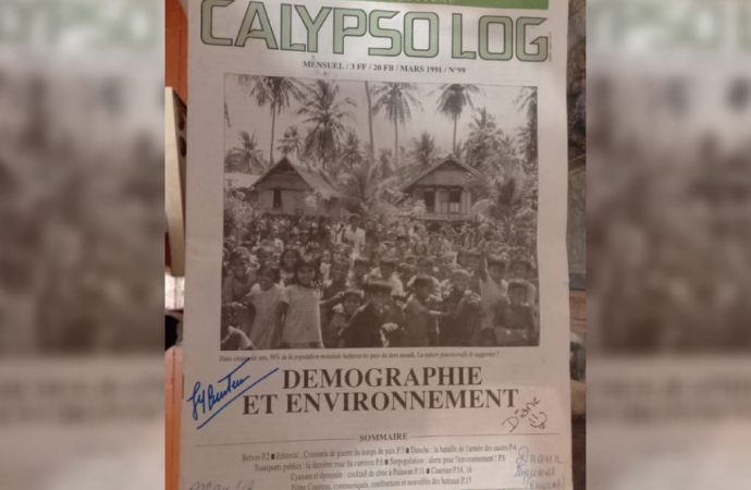 журнал CalypsoLog з автографом Кусто