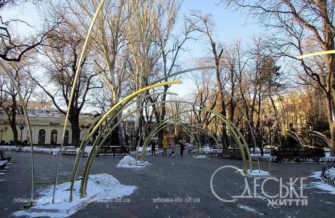 в Горсаду, январь 2024