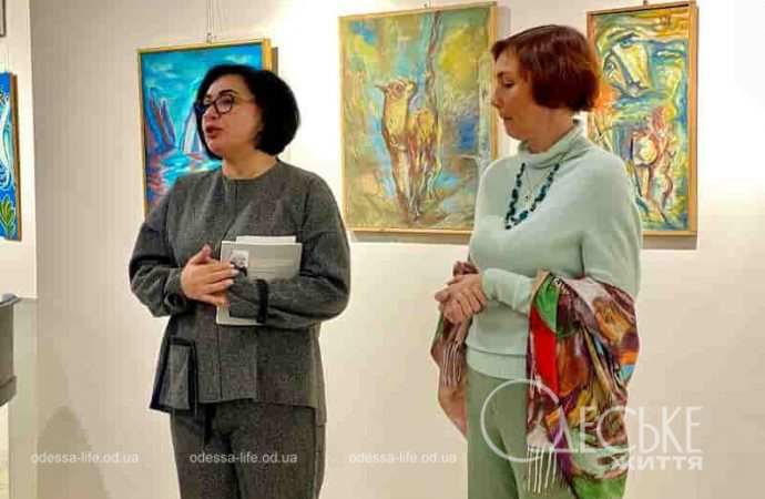 На открытии выставки памяти Аллы Крикун в Одессе