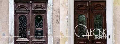 С аристократическим шармом: как выглядят старинные одесские двери после реставрации