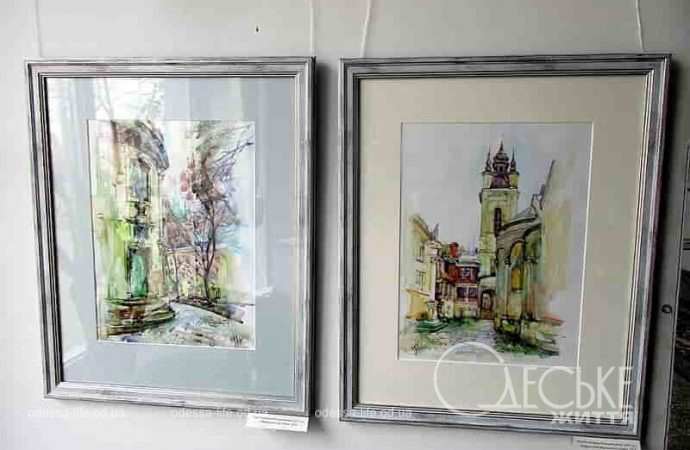 Выставка «Море акварели» в Одессе-10