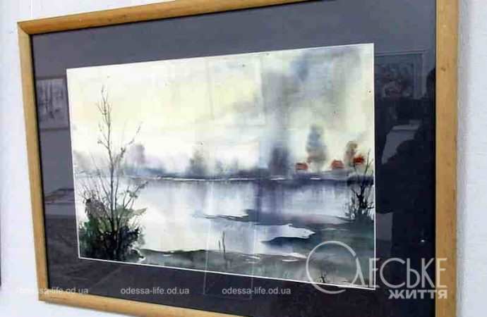 Выставка «Море акварели» в Одессе-11