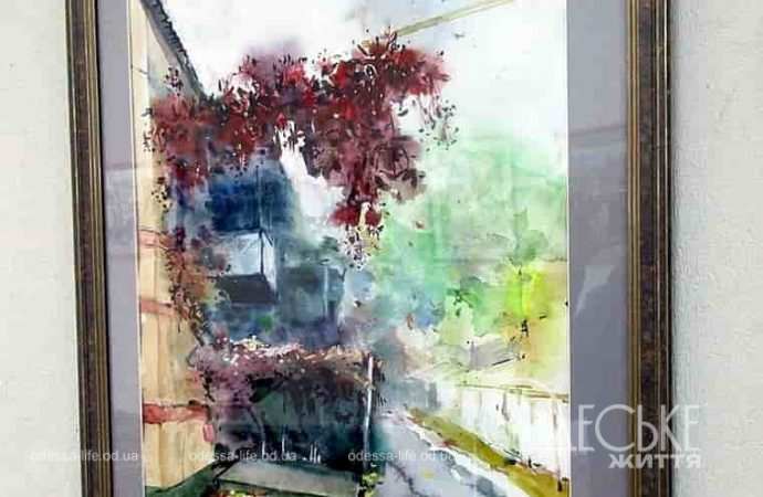 Выставка «Море акварели» в Одессе-12