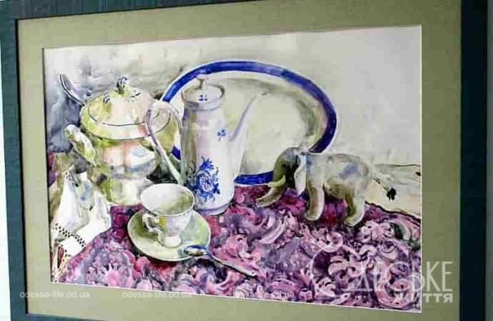 Выставка «Море акварели» в Одессе-14