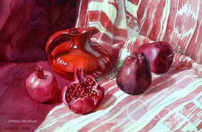 Выставка «Море акварели» в Одессе-3