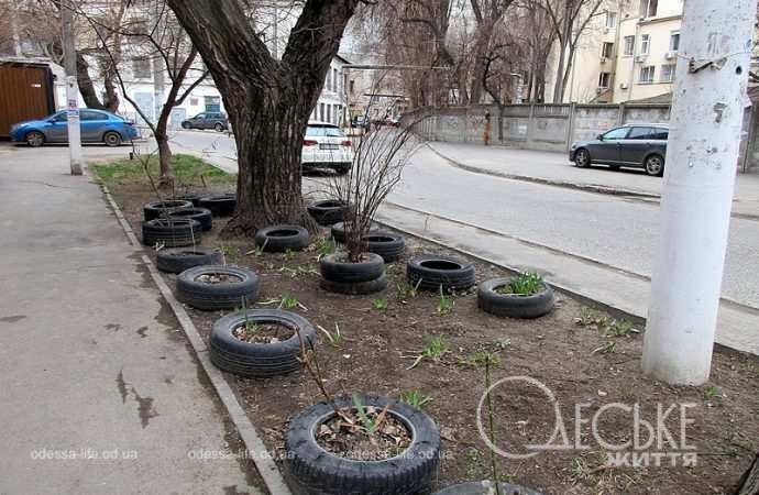 Одесса, Матросский спуск, шины