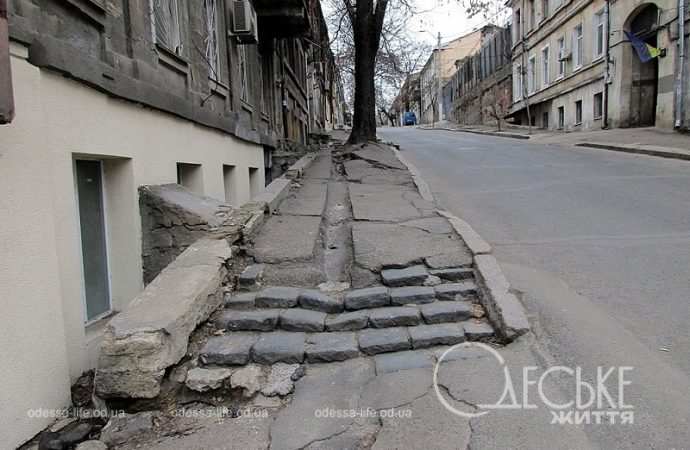 Одесса, Матросский спуск, ступеньки
