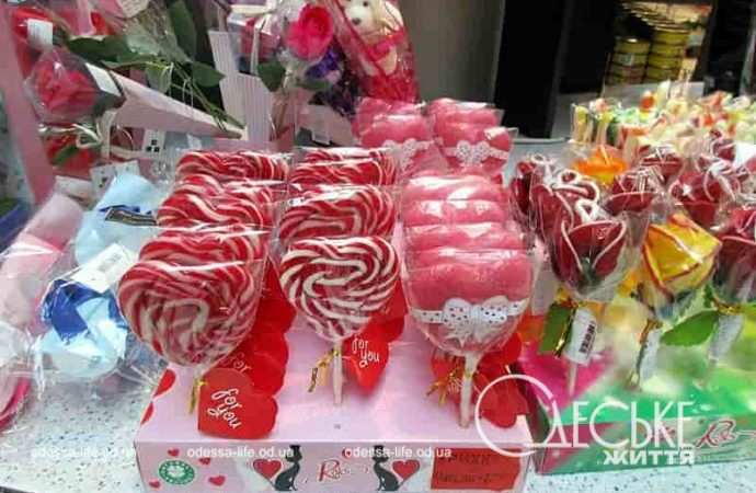 День влюбленных в Одессе: сладости