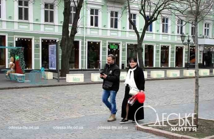 День влюбленных в Одессе: в центре города