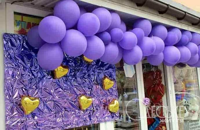 Праздничное оформление, день святого Валентина, Одесса