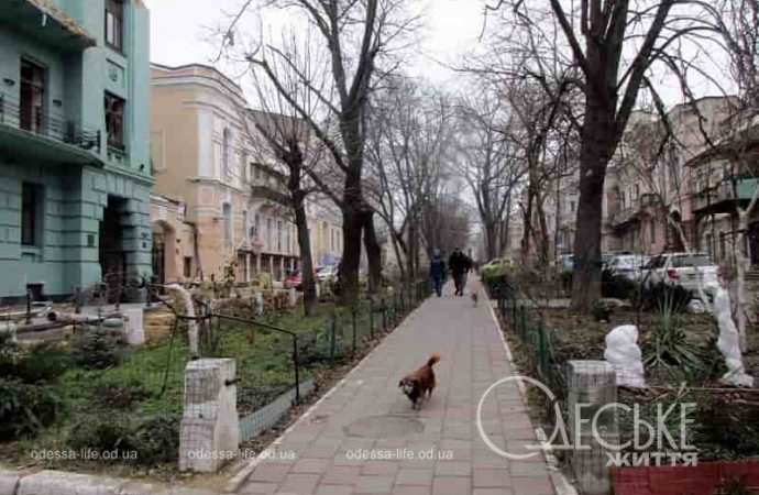 Раны Одессы, в сквере без названия