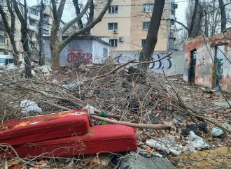 В Одессе внутри жилого квартала обнаружили стихийную свалку