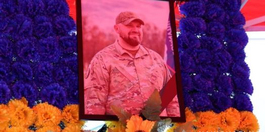 Погибшего в Одессе командира полка «Цунами» проводили в последний путь в его родном городе (видео, фото)