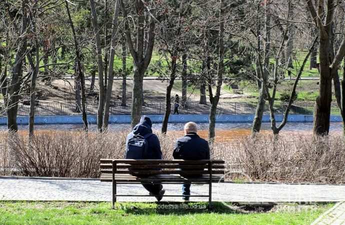 Парк Победы, скамейка