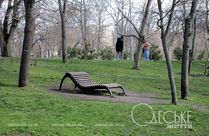 В одесском парке Победы, март 2024
