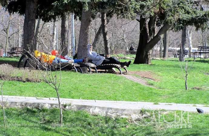 Парк Победы, отдыхающие