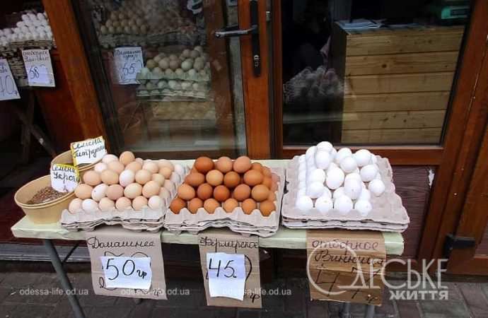 Новый базар: цены на яйца