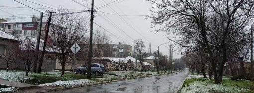 Південь Одещини засипало снігом: про що слід пам’ятати водіям (фото, відео)