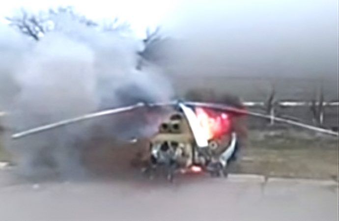 В Приднестровье взорвался вертолет: там винят в этом дрон из Одессы (видео, фото)
