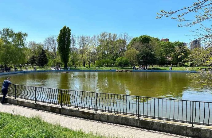 Вода у ставках парку Перемоги знову стала чистою (відео)