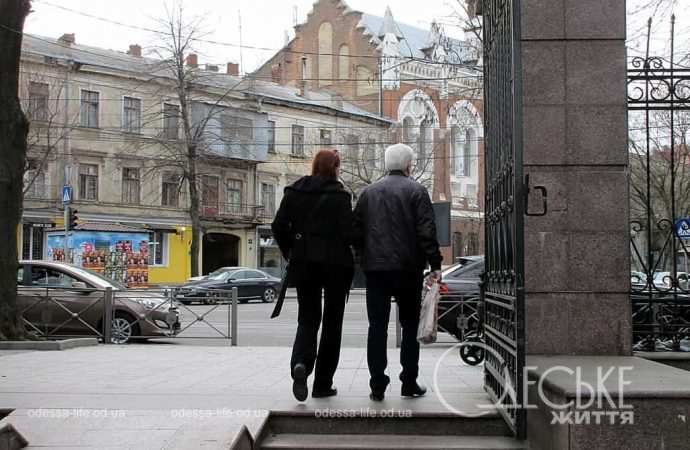 Центр Одессы в апреле