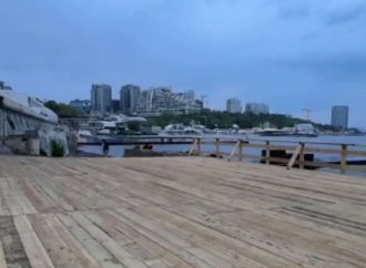 На Трасі здоров’я біля одеської Аркадії встановили дерев’яний настил (відео)