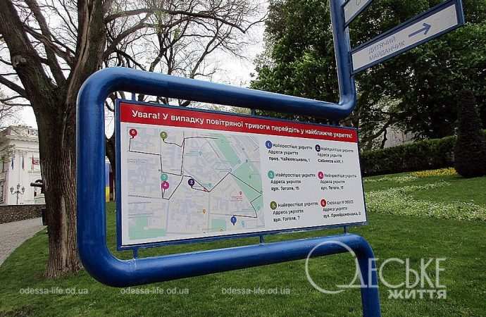 Стамбульский парк, указатель