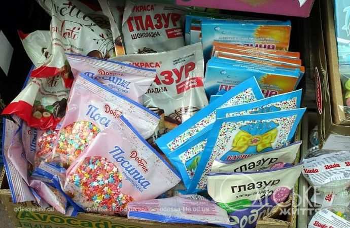 Краски и посыпки пасхальные