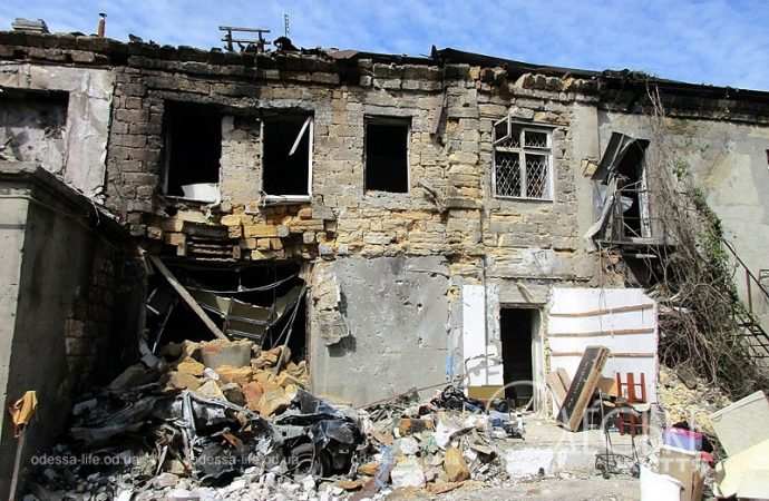 Пересыпь, 23 апреля 2024, разрушенный дом