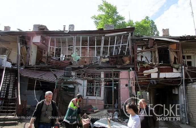 Пересыпь, 23 апреля 2024, после ночной атаки