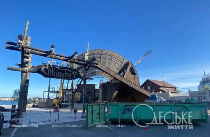 После обстрела: Одесса, 30 апреля 2024, яхт-клуб