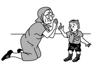 Анекдот дня: зачем 2-летний внучок просил бабушку «Молиться и Каяться»