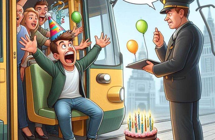 Анекдот дня: день рождения в трамвае