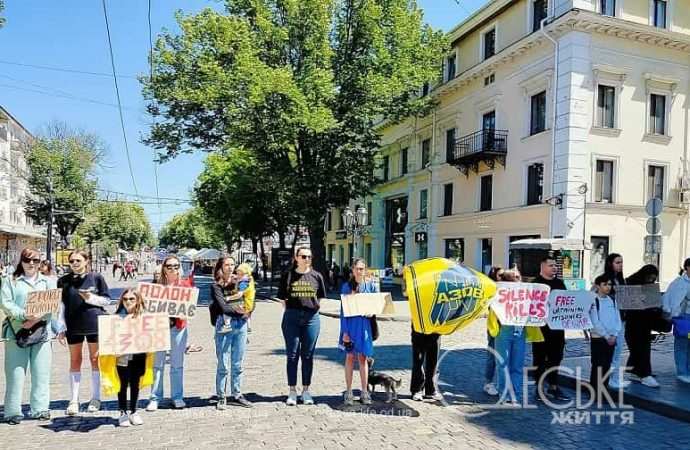 Акция в защиту военнопленных в Одессе3