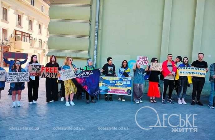 Акция в защиту военнопленных в Одессе7