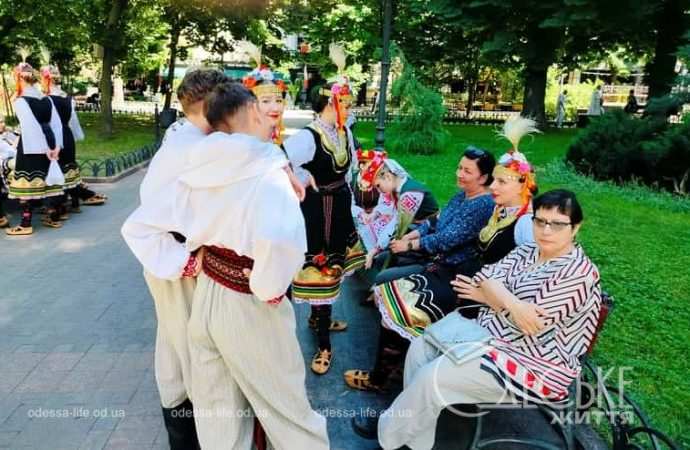 Фестиваль болгарской культуры в одесском Горсаду, посетители