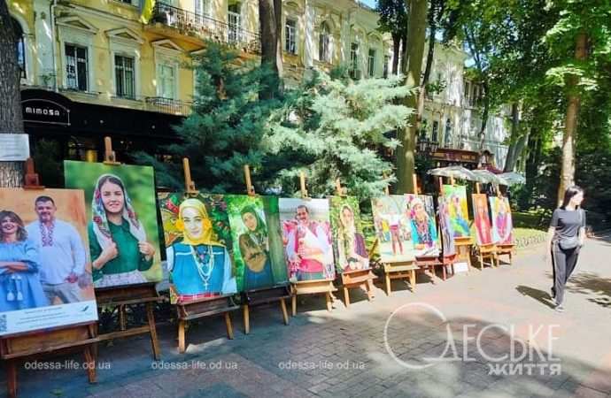 Фестиваль болгарской культуры в одесском Горсаду, портреты