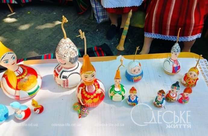 Фестиваль болгарской культуры в одесском Горсаду, поделки
