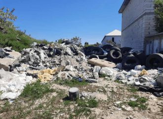 На стихійному звалищі в Одесі на очах екологів вивантажили фуру сміття (фото)