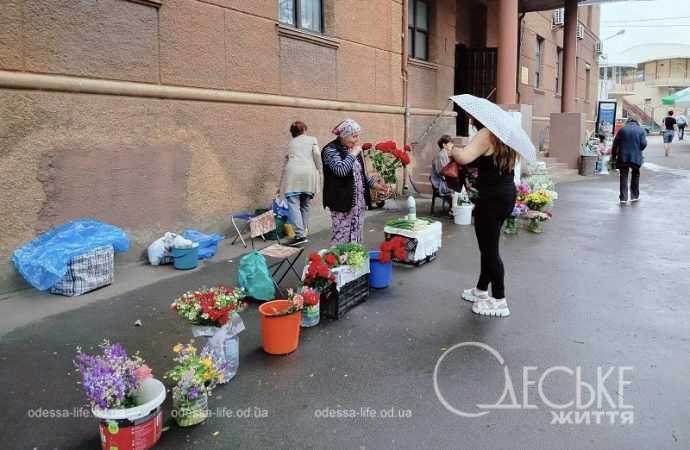 Июнь в Одессе, покупка цветов